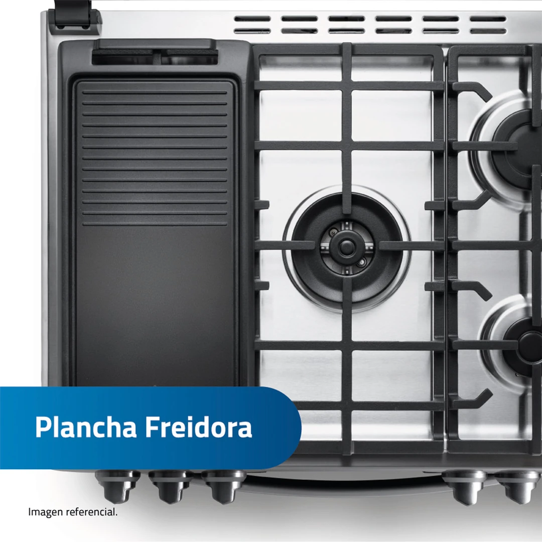 COCINA DE PIE A GAS INDURAMA 5 HORNILLAS CPI-3595N - 10