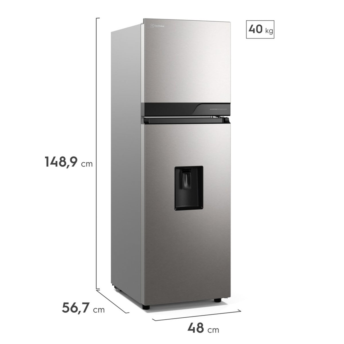 REFRIGERADORA ELECTROLUX TOP FREEZER NO FROST ERT20A2P6DS 184L - 2