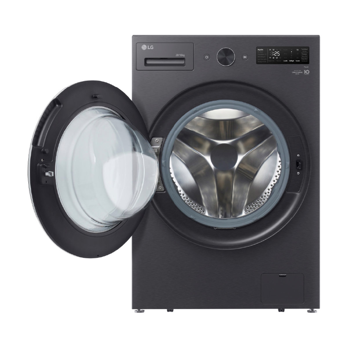 LAVASECA LG CARGA FRONTAL 20/10 KG WD20EBNTSPG INTELIGENCIA ARTIFICIAL NEGRO MATE - 15