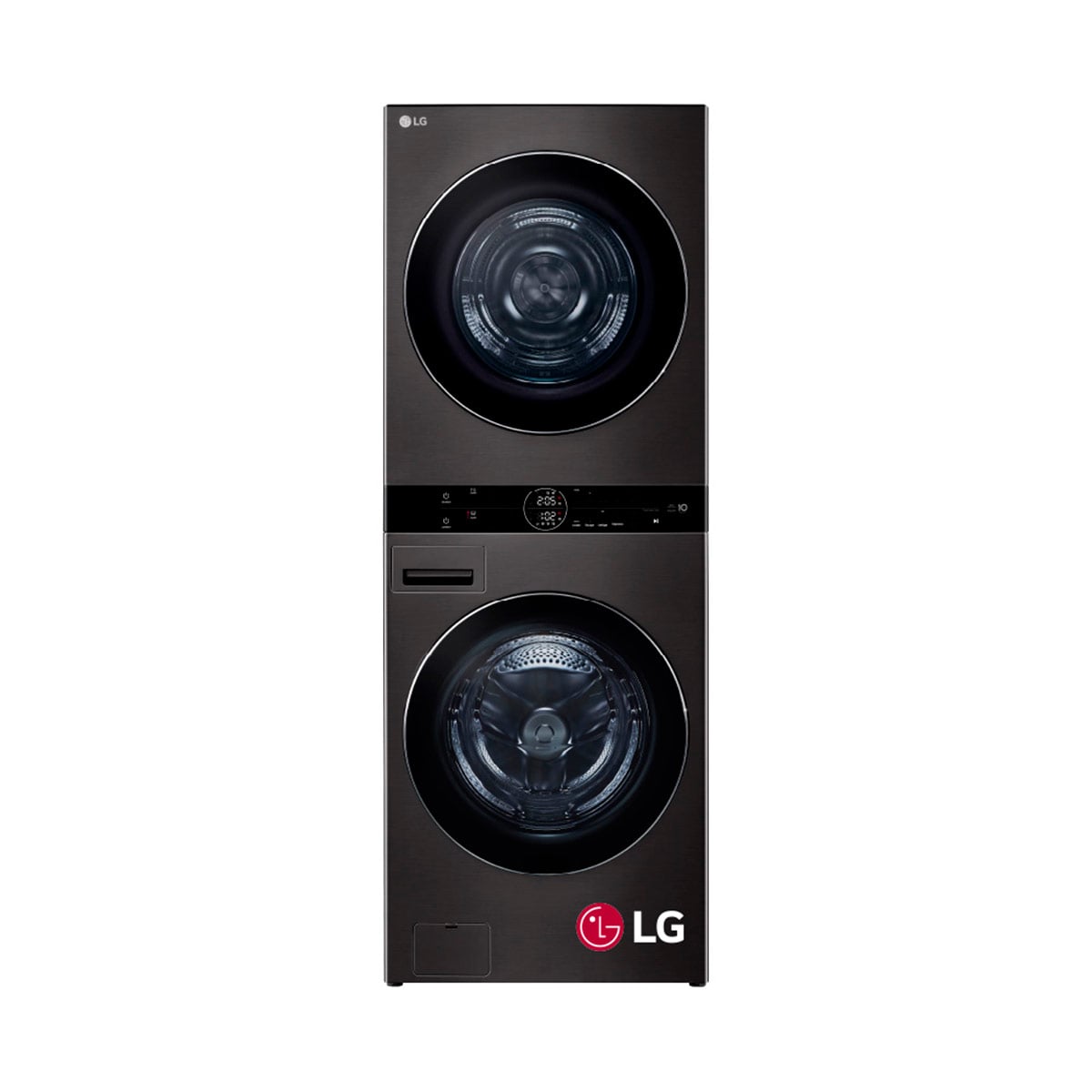 CENTRO DE LAVADO LG CARGA FRONTAL 25/20 KG WK25BS6 INTELIGENCIA ARTIFICIAL NEGRO PLATEADO - 2