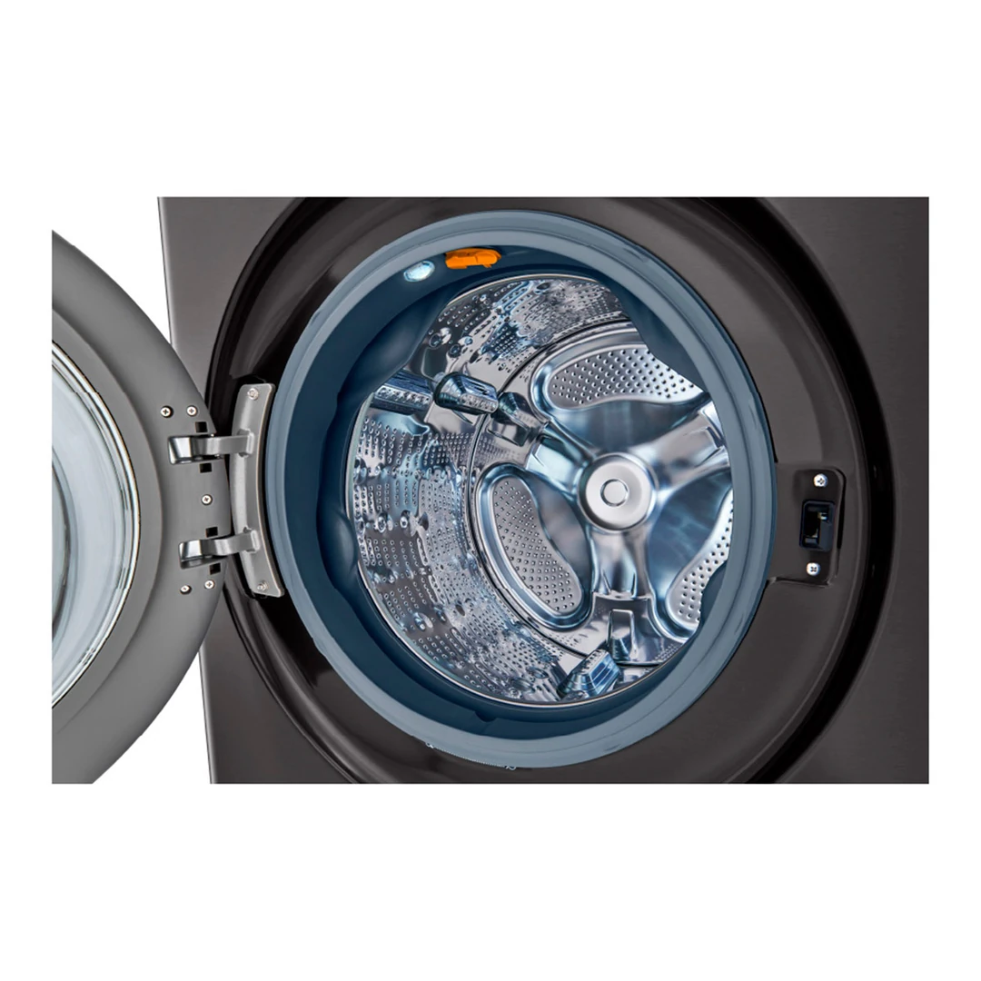 CENTRO DE LAVADO LG CARGA FRONTAL 25/20 KG WK25BS6 INTELIGENCIA ARTIFICIAL NEGRO PLATEADO - 15