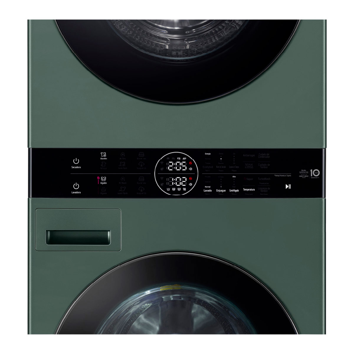 CENTRO DE LAVADO LG CARGA FRONTAL 25/20 KG WK25GGS6 INTELIGENCIA ARTIFICIAL VERDE - 14
