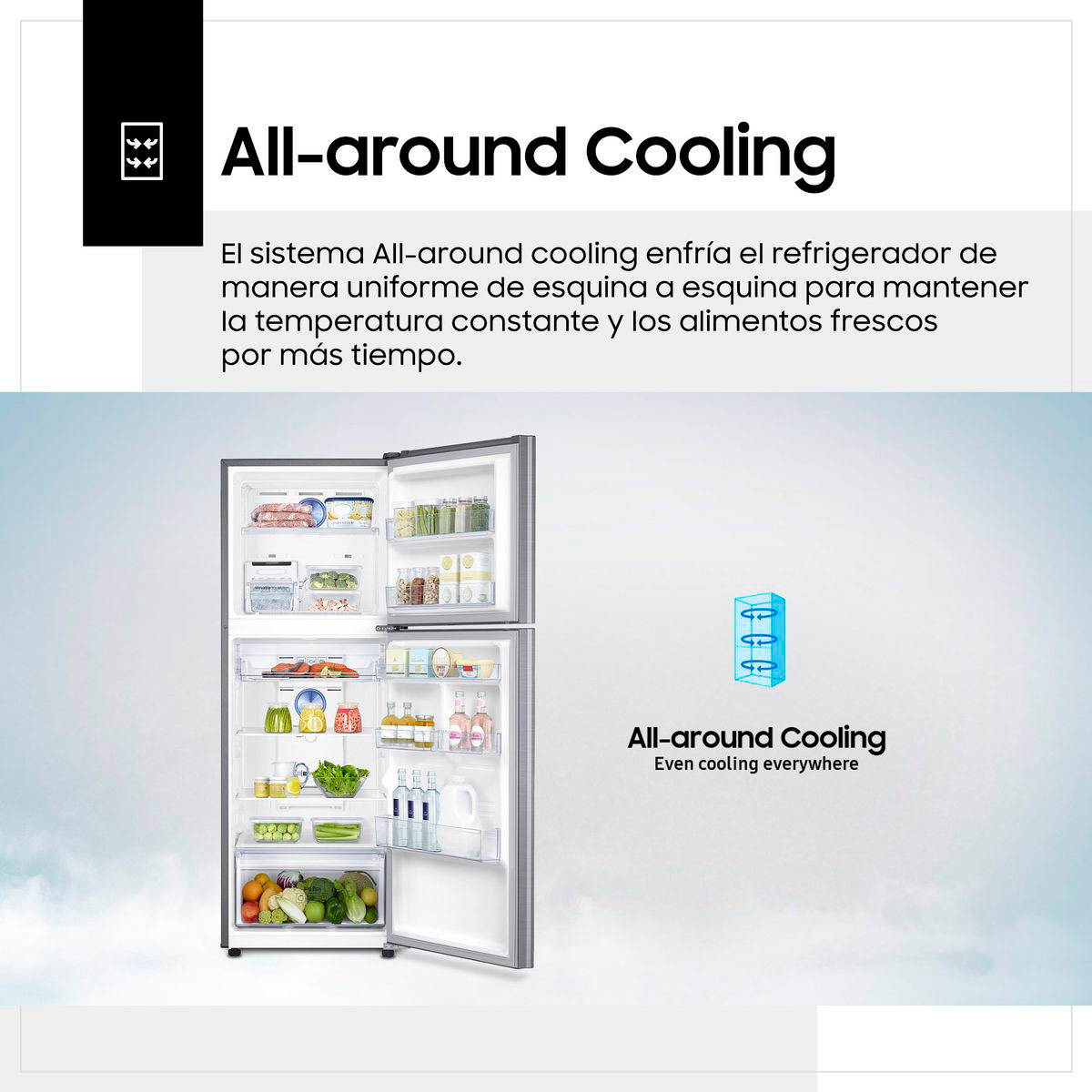 REFRIGERADORA SAMSUNG TOP FREEZER 225L - 5