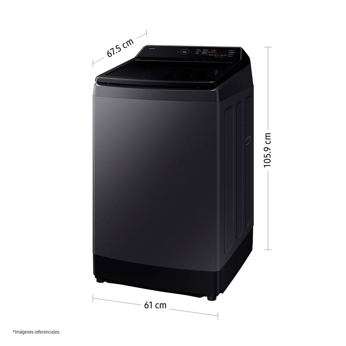 LAVADORA SAMSUNG 13KG CARGA SUPERIOR ECOBUBBLE WA40F13E4CPE - 2