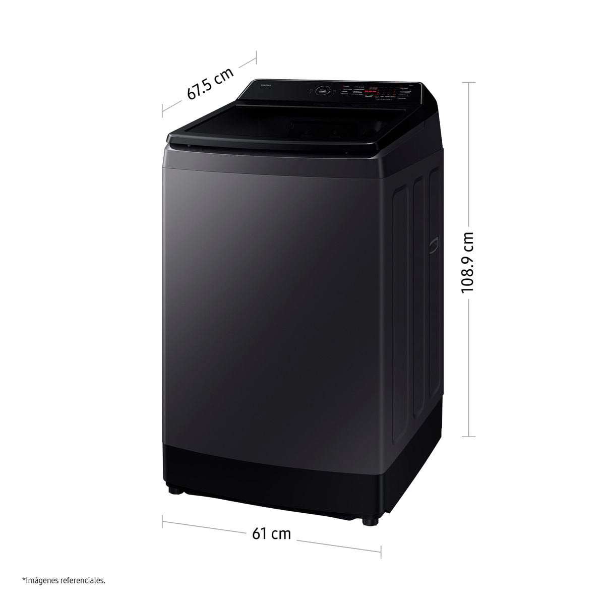 LAVADORA SAMSUNG 15KG CARGA SUPERIOR ECOBUBBLE WA40F15E4CPE - 2