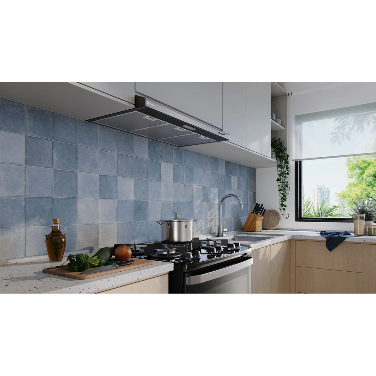 CAMPANA EXTRACTORA ELECTROLUX 90CM DE9SB - 9