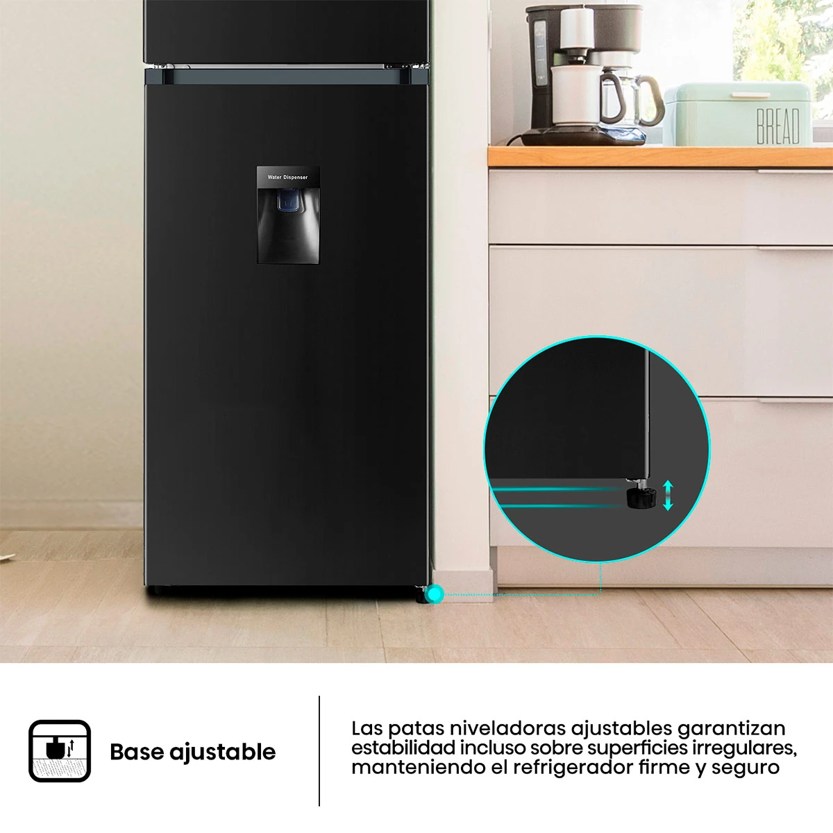 REFRIGERADORA HISENSE TOP FREEZER FRÍO DIRECTO RT205N1ABA 205L - 14