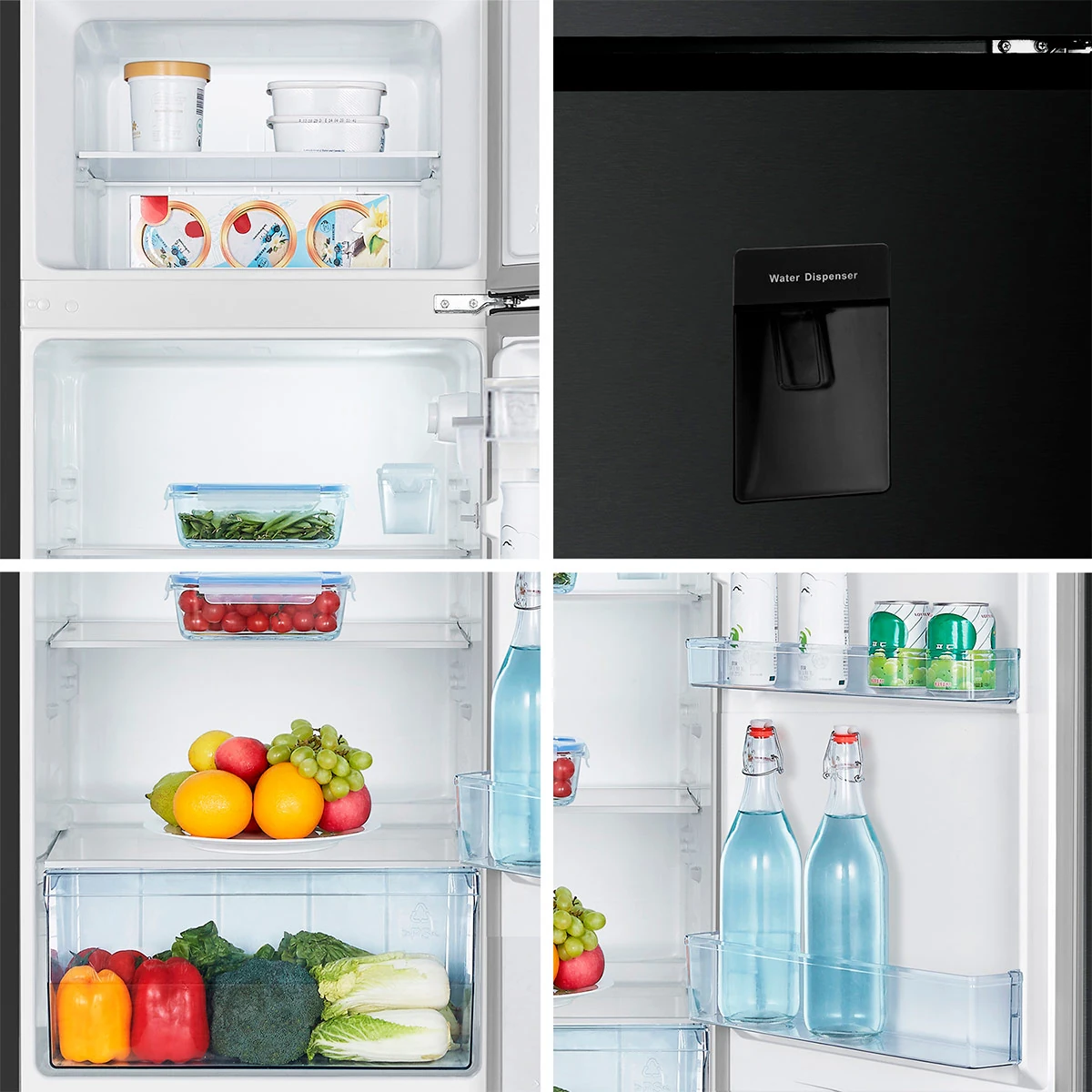 REFRIGERADORA HISENSE TOP FREEZER FRÍO DIRECTO RT205N1ABA 205L - 6