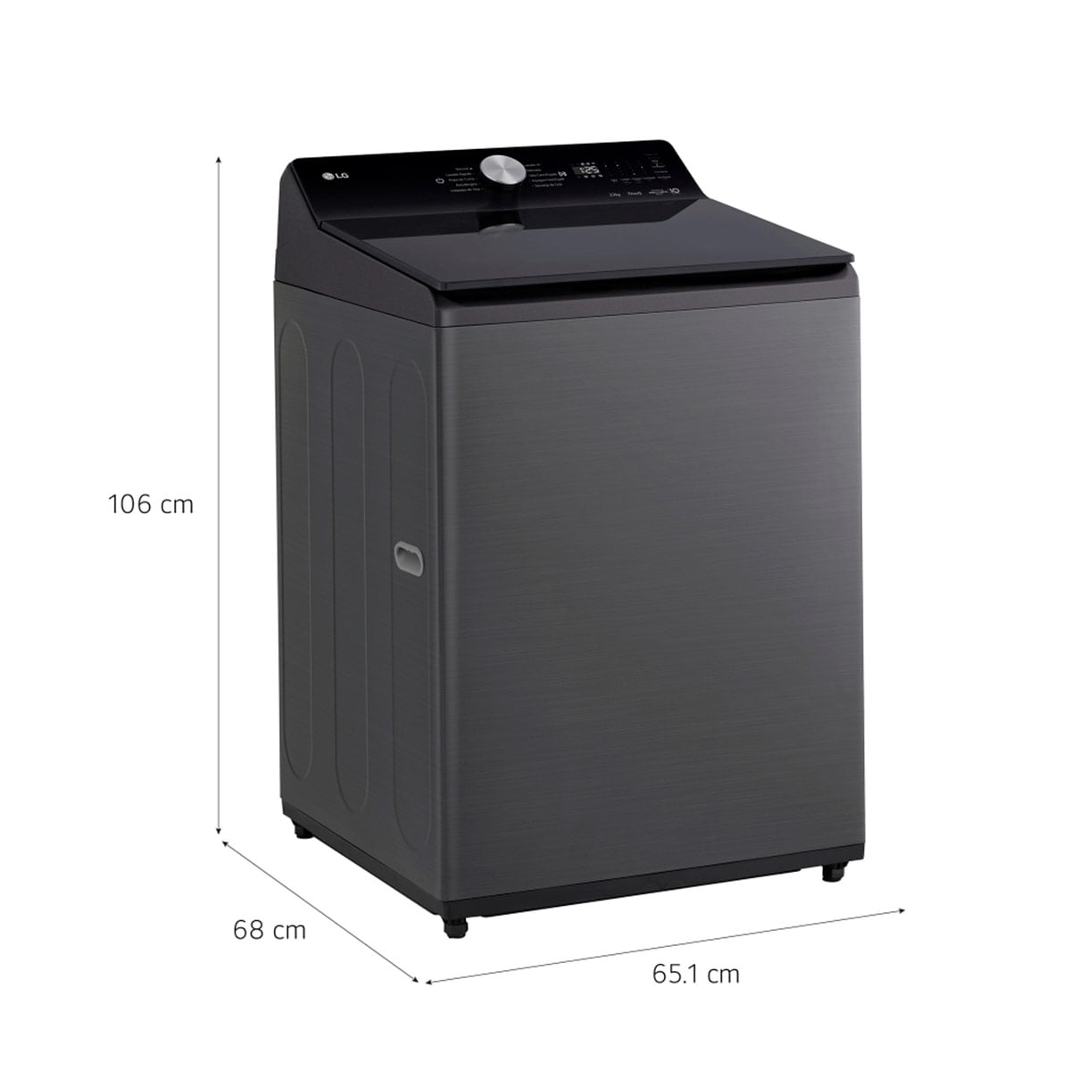 LAVADORA LG CARGA SUPERIOR 22KG WT22PBTXST INTELIGENCIA ARTIFICIAL - 2
