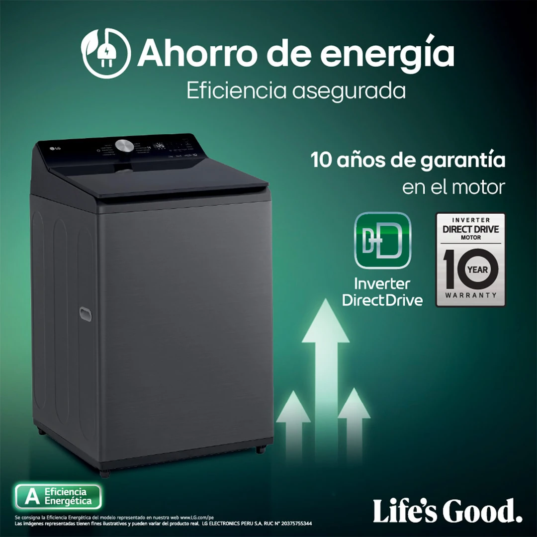 LAVADORA LG CARGA SUPERIOR 22KG WT22PBTXST INTELIGENCIA ARTIFICIAL - 15