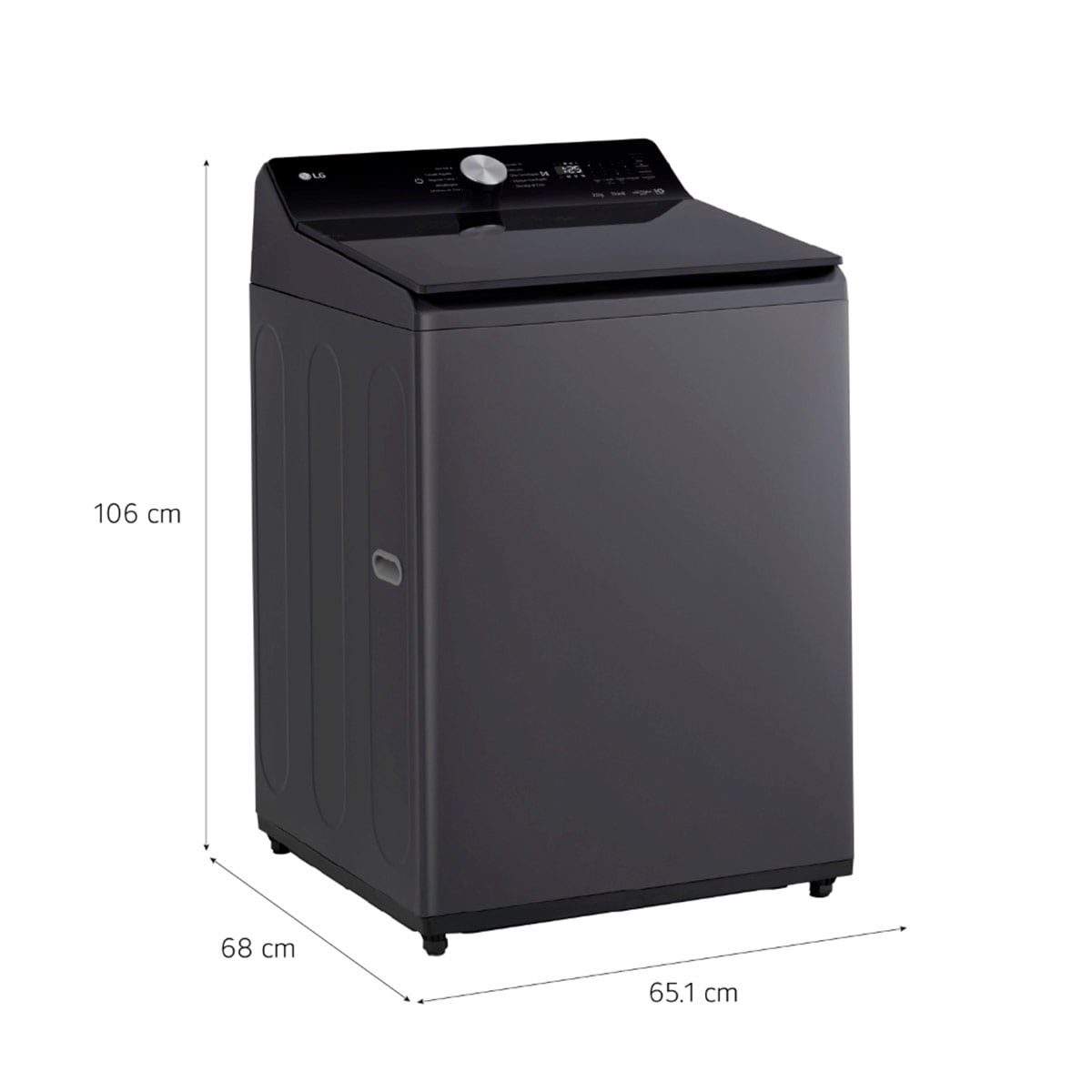 LAVADORA LG CARGA SUPERIOR 22KG WT22EGTXS INTELIGENCIA ARTIFICIAL - 2