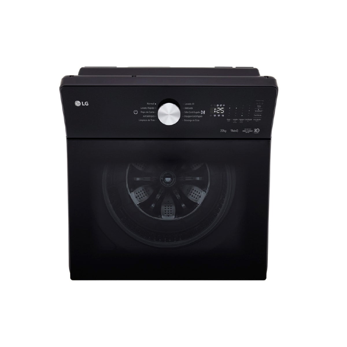 LAVADORA LG CARGA SUPERIOR 22KG WT22EGTXS INTELIGENCIA ARTIFICIAL - 6