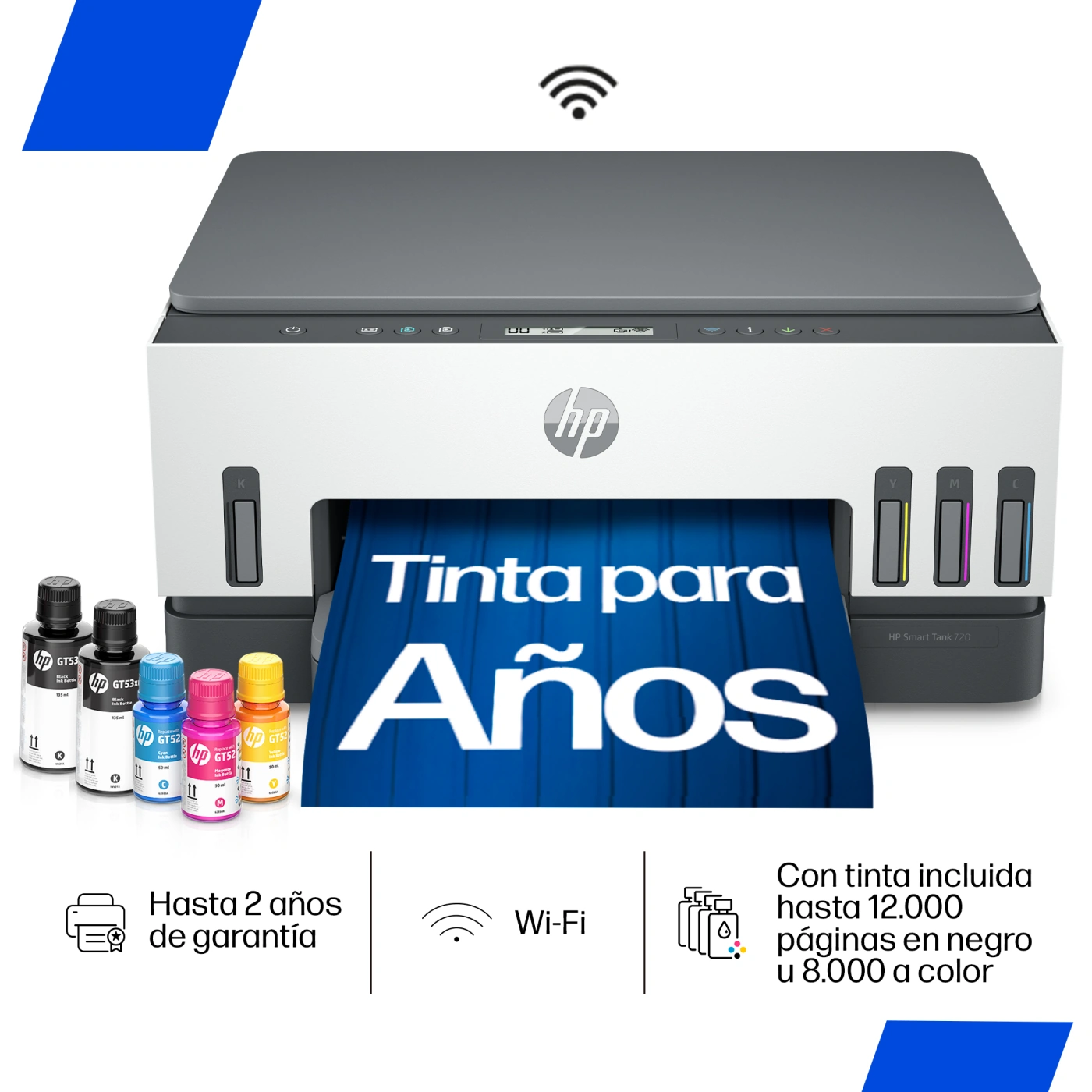 IMPRESORA MULTIFUNCIONAL HP SMART TANK 720 - 1
