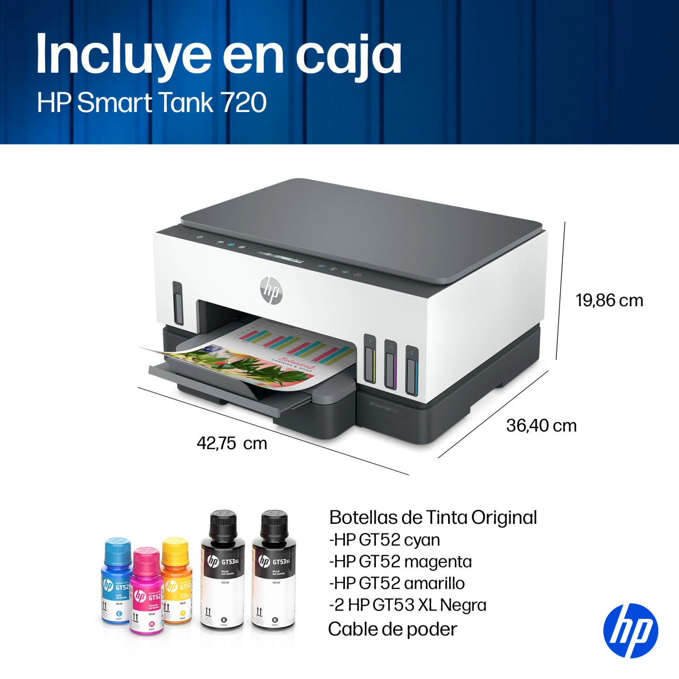 IMPRESORA MULTIFUNCIONAL HP SMART TANK 720 - 9