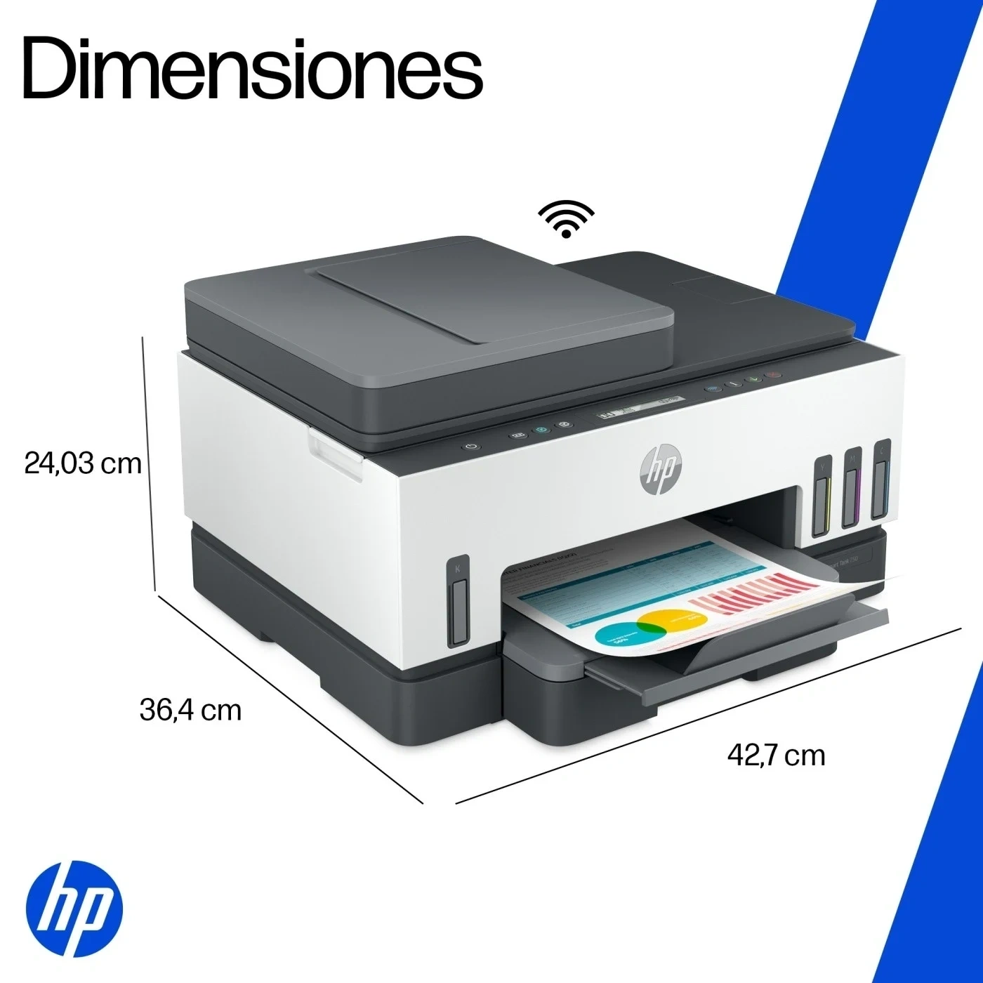 IMPRESORA MULTIFUNCIONAL HP SMART TANK 750 - 9