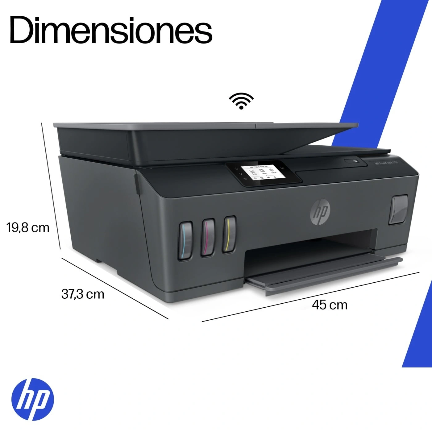 IMPRESORA MULTIFUNCIONAL HP SMART TANK 530 PLUS ADF - 5