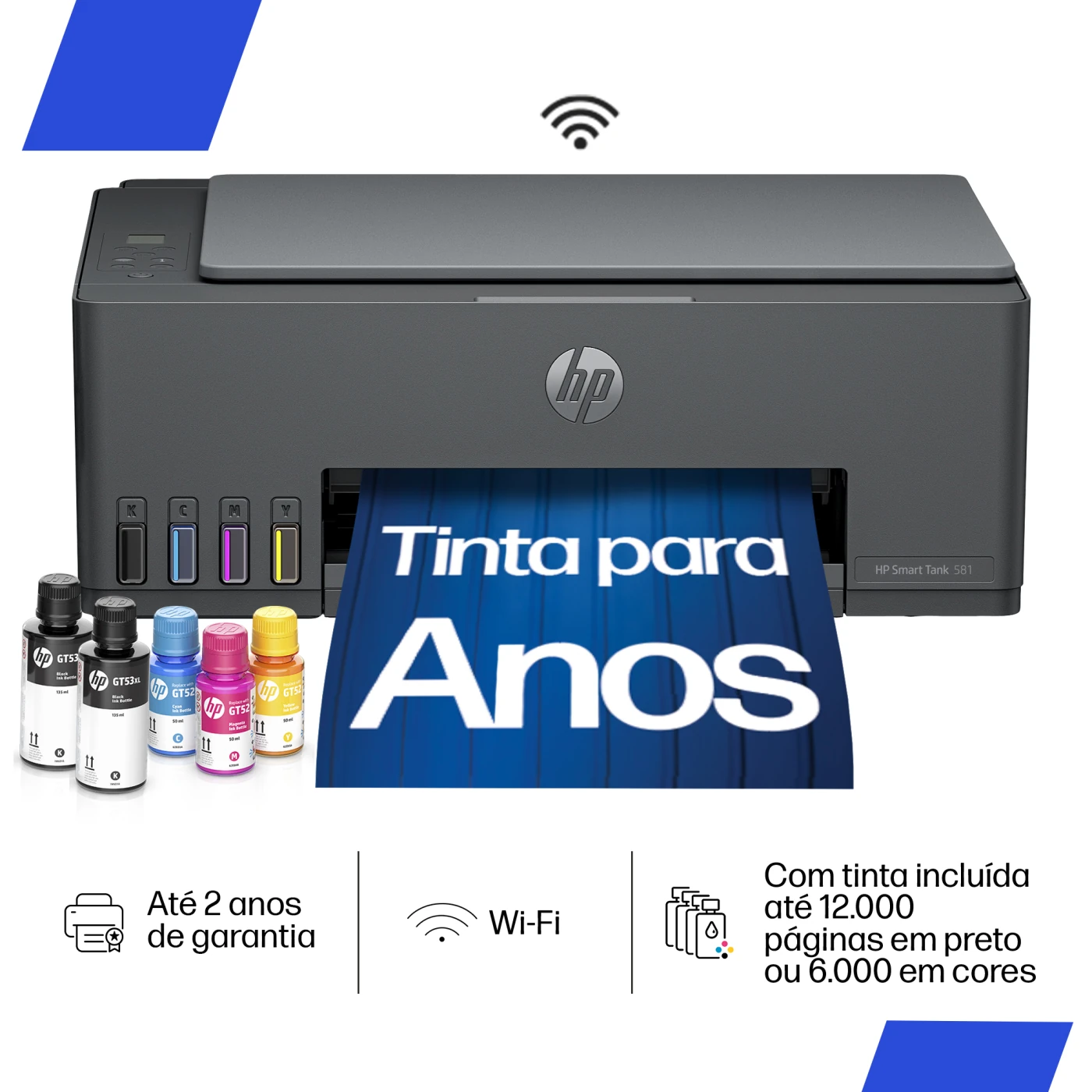 IMPRESORA MULTIFUNCIONAL HP SMART TANK 581 - 1
