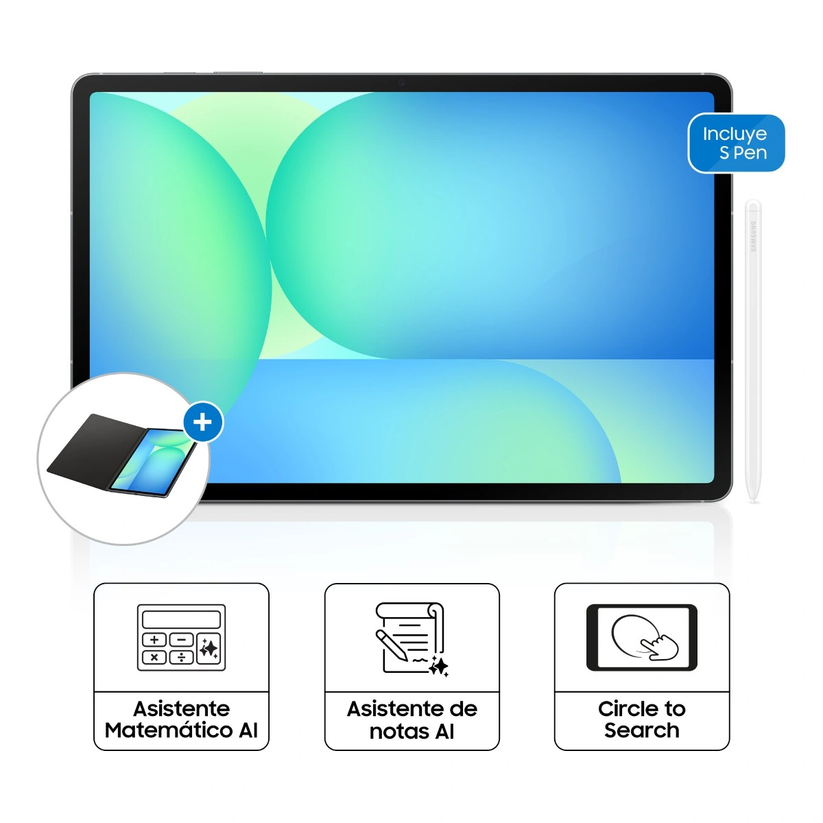 TABLET SAMSUNG TAB S10 FE PLUS 13.1” 128GB + COVER - 1
