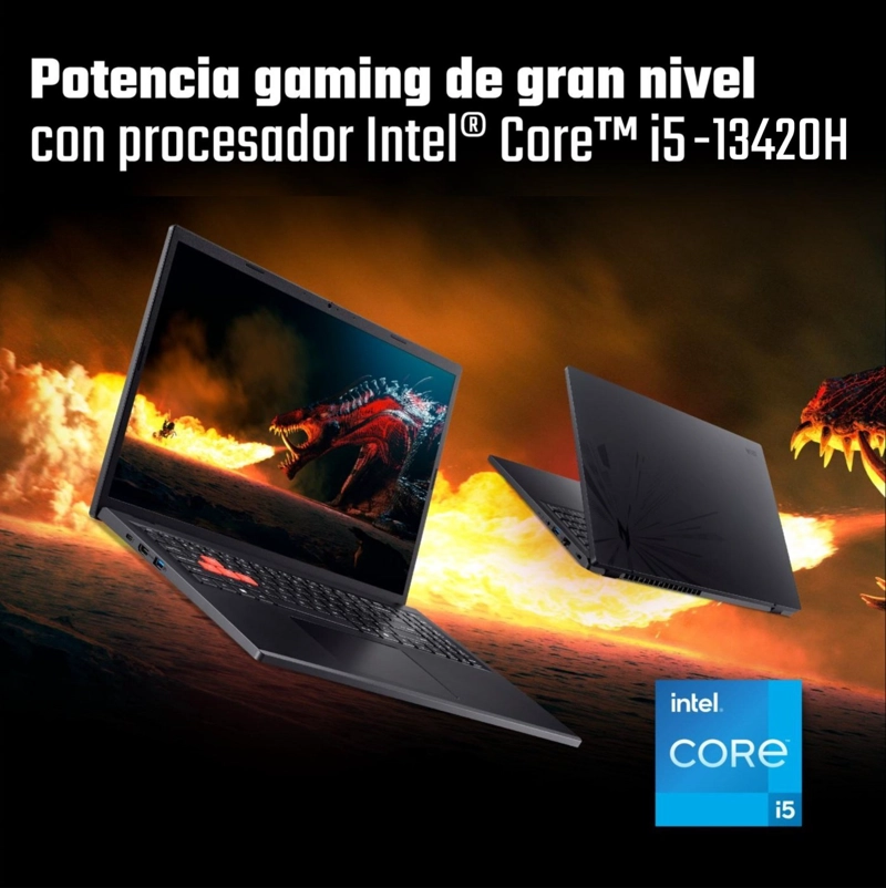 LAPTOP GAMER ACER NITRO LITE NL16-71G-52K7 INTEL CORE I5 RTX 3050 8GB RAM 512GB SSD 16” - 4