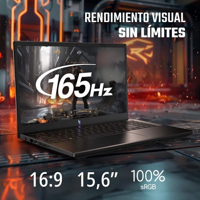LAPTOP GAMER ACER NITRO V INTEL CORE I5 16GB RAM 512GB SSD RTX 5050 15.6” - 7