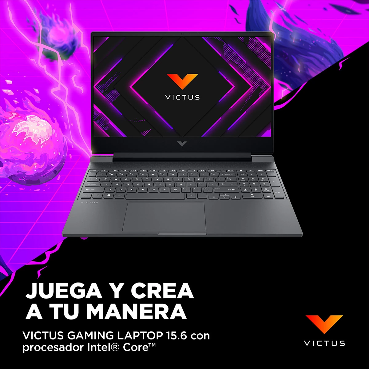 LAPTOP HP GAMING VICTUS 15-FA2029LA INTEL CORE I7 24GB RAM 1TB SSD 15.6” RTX 5050 - 8