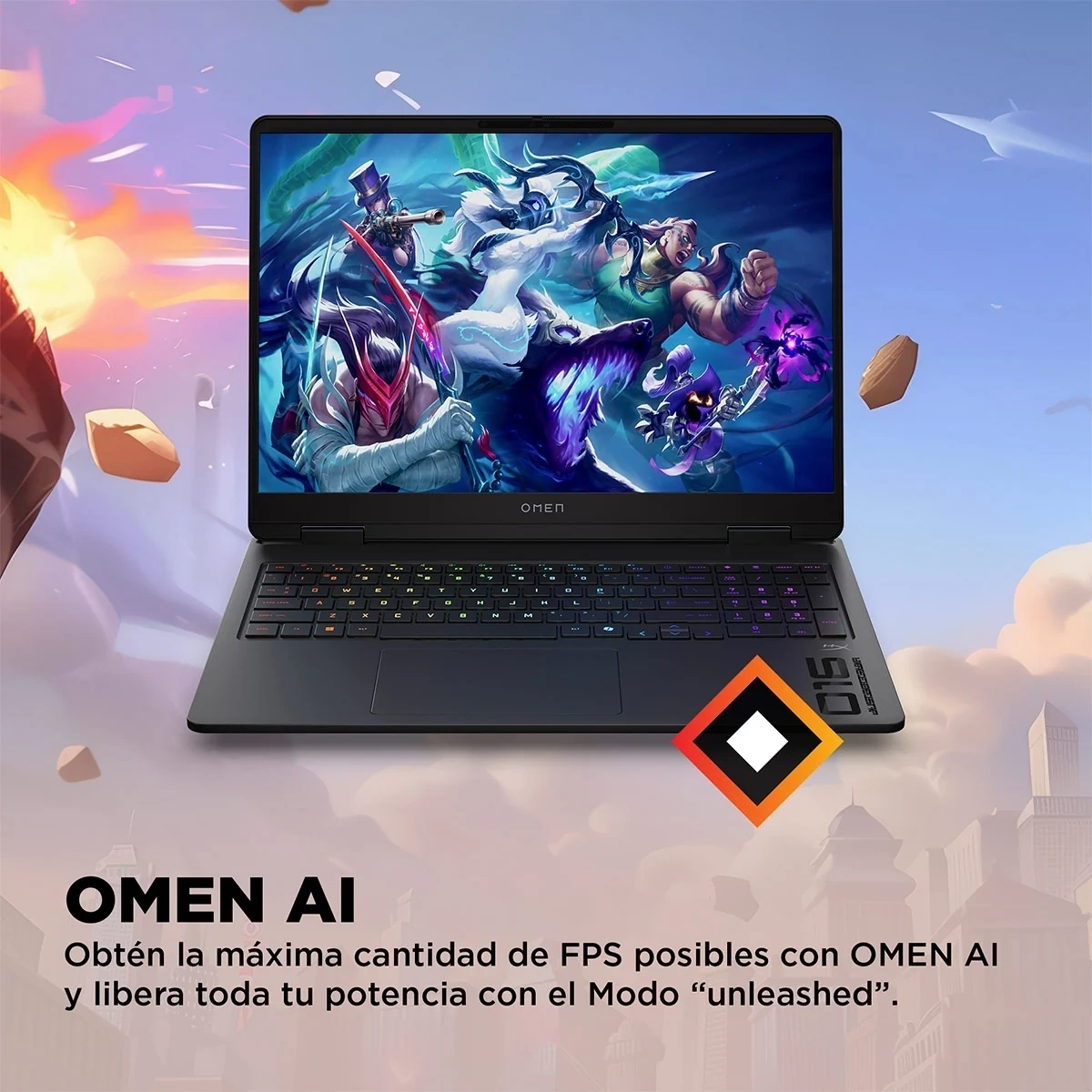 LAPTOP HP OMEN GAMING 16-AP0008LA AMD RYZEN 9 24GB RAM 1TB SSD RTX 5060 16” - 12