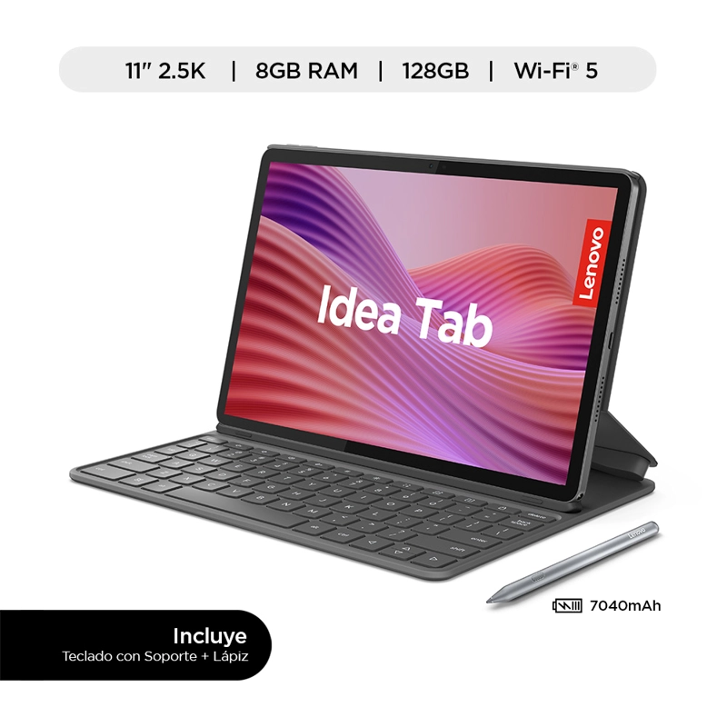 TABLET LENOVO IDEA TAB MEDIATEK DIMENSITY6300 8GB RAM 128GB 11." 2.5K 90Hz - 1