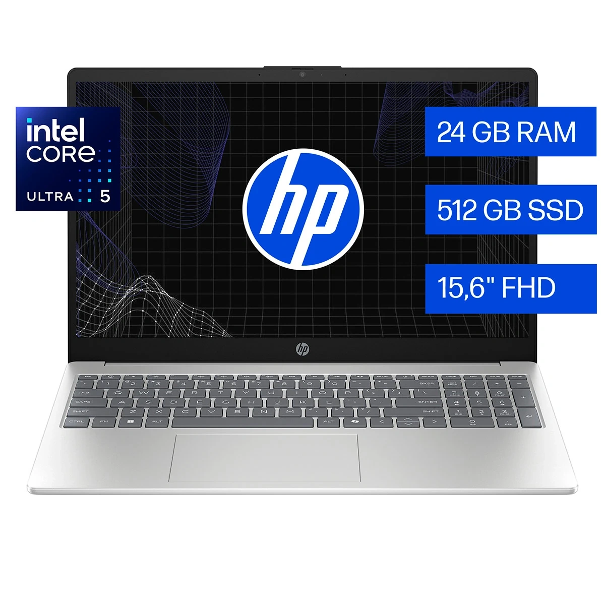 LAPTOP HP AI 15-FD2353LA INTEL CORE ULTRA 5 24GB RAM 512GB SSD 15.6” - 1
