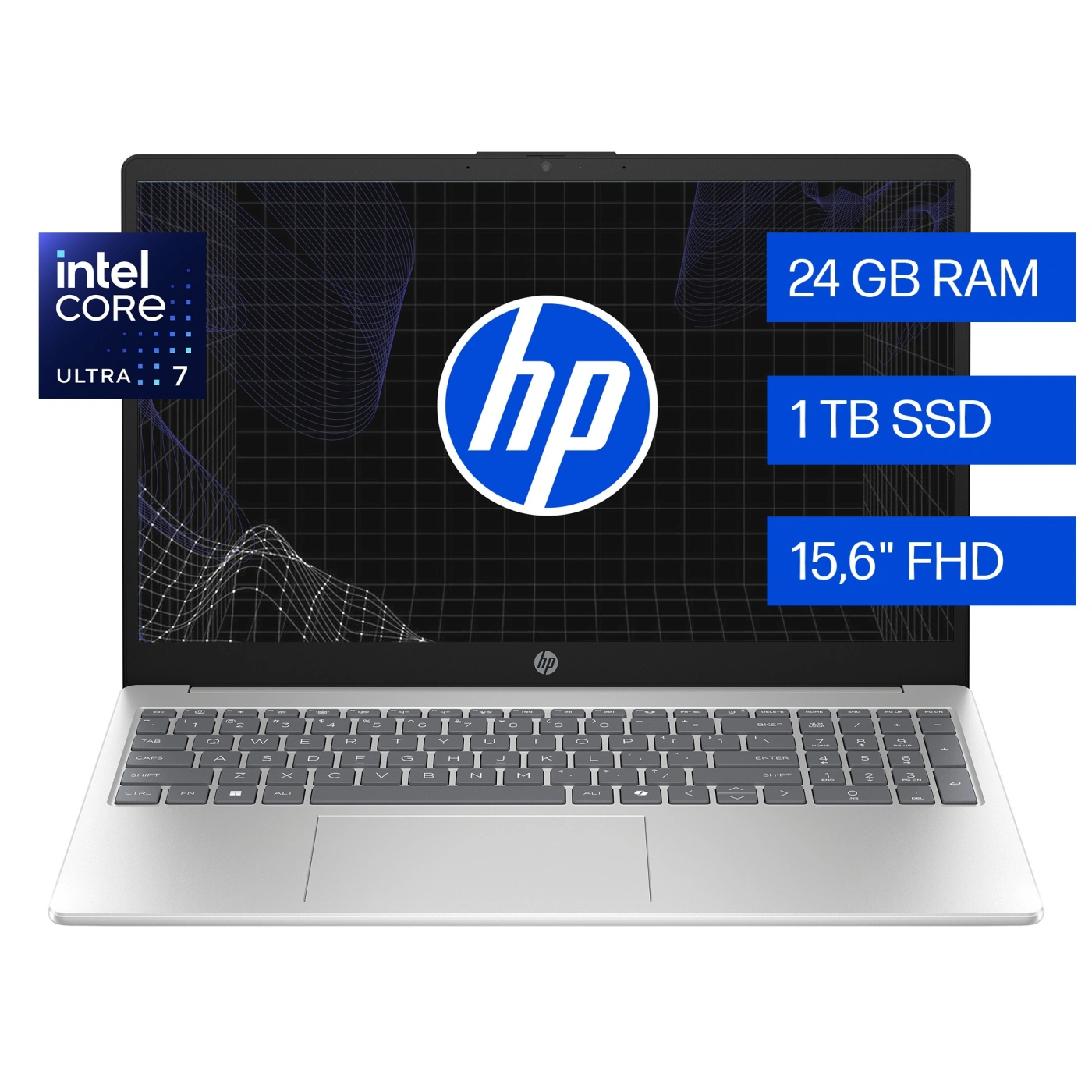 LAPTOP HP AI 15-FD2381LA INTEL CORE ULTRA 7 24GB RAM 1TB SSD 15.6” - 1