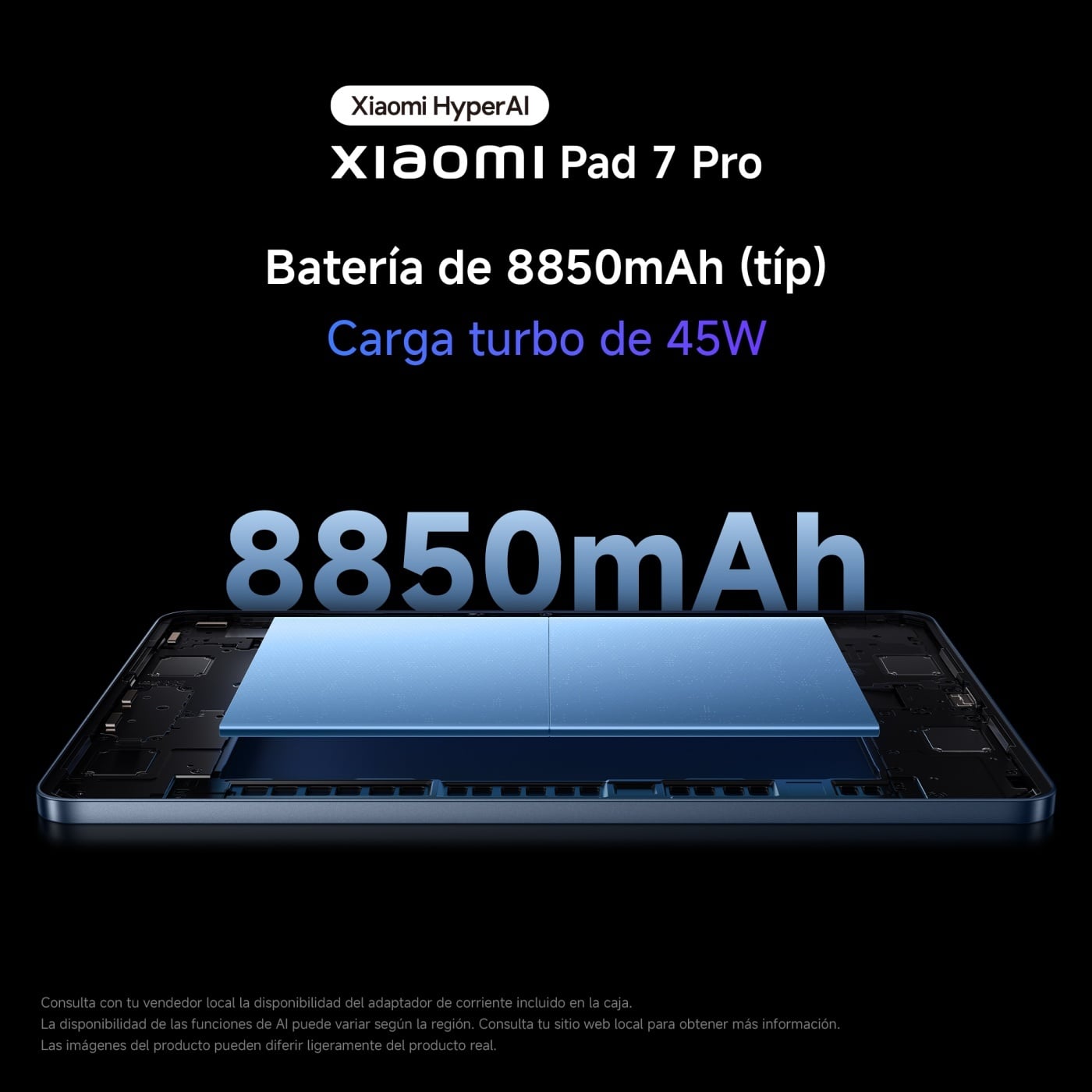 TABLET XIAOMI PAD 7 8GB 256GB - 7