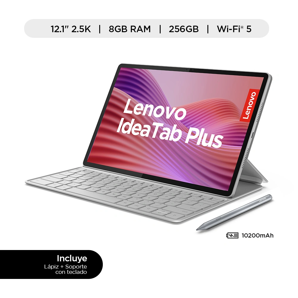 TABLET LENOVO IDEA TAB PLUS MEDIATEK DIMENSITY 6400 8GB RAM 256GB 12.1" 2.5K 90HZ - 1