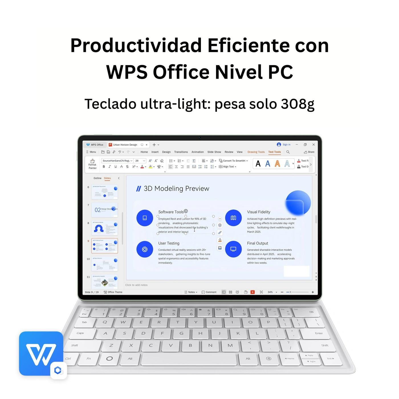MatePad 12X 12+256 Blanco + Lapiz + Teclado + Mouse - 4