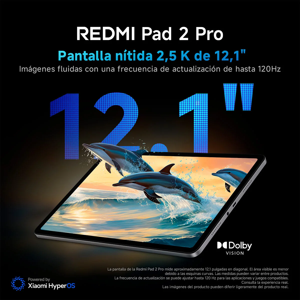 TABLET XIAOMI REDMI PAD 2 PRO 12.1” 128GB - 4