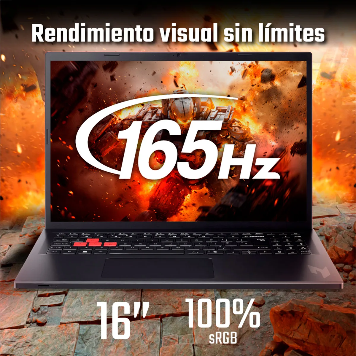 LAPTOP ACER NITRO LITE NL16-71G-55PH INTEL CORE I5 8GB RAM 512GB SSD 16” - 6