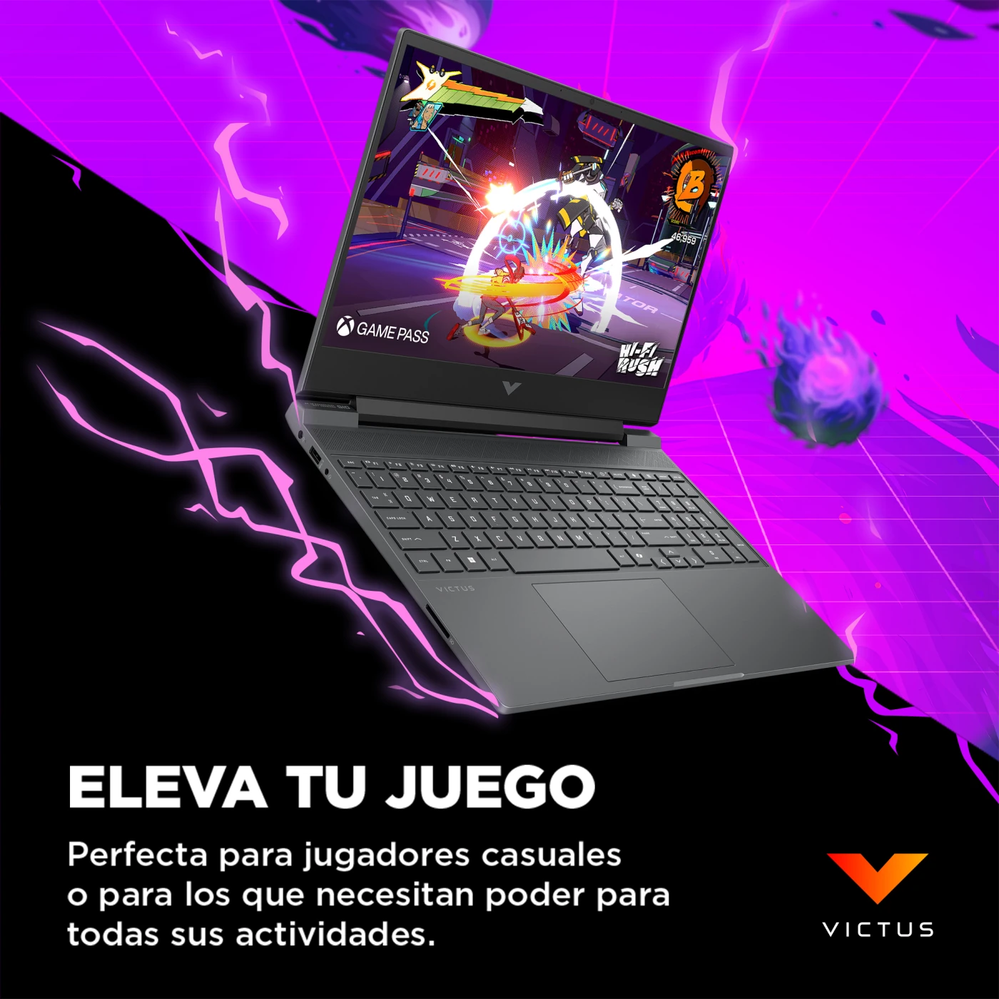 LAPTOP HP GAMING VICTUS 15-FA2009LA INTEL CORE I5 8GB RAM 512GB SSD 15.6” RTX 3050 - 9