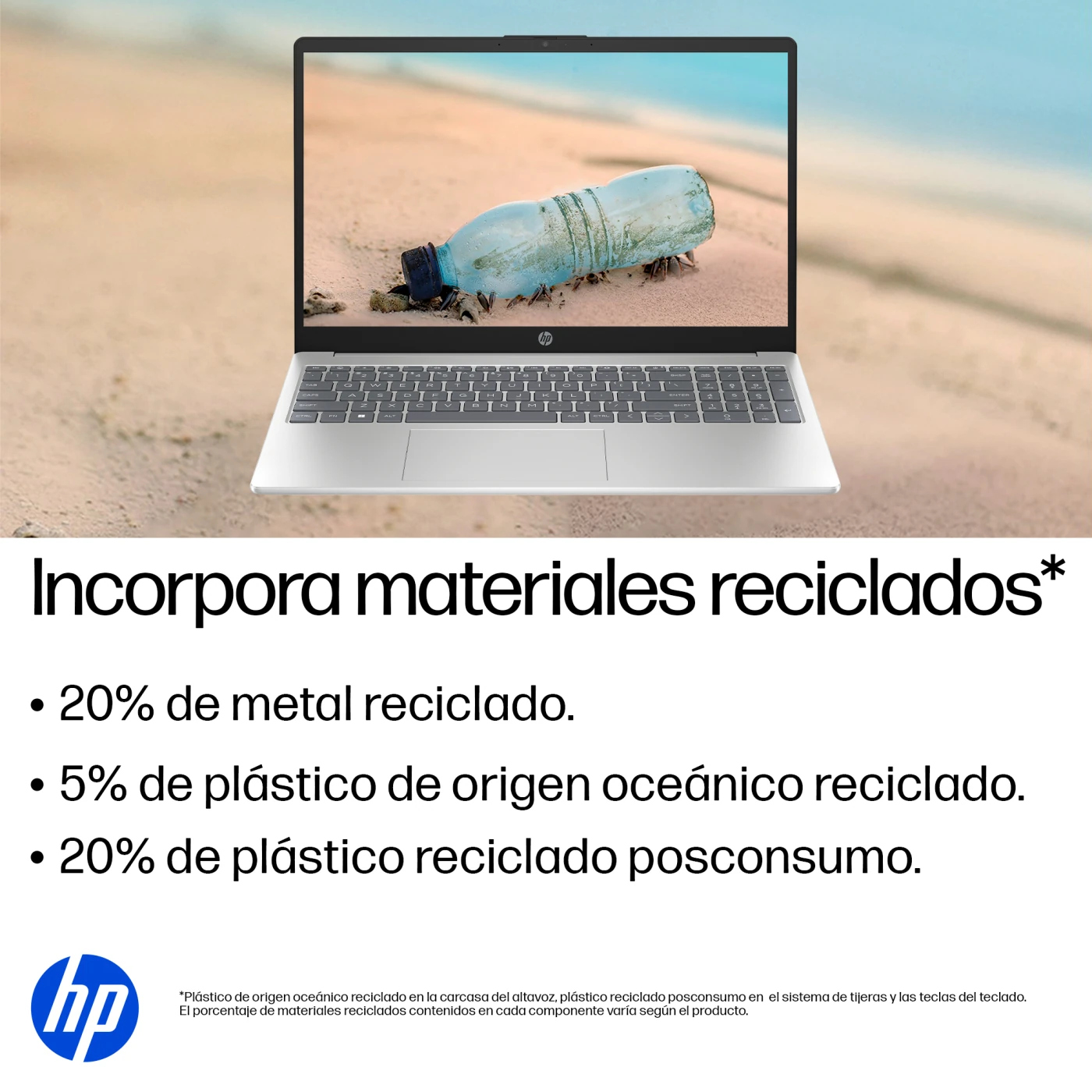LAPTOP HP 15-FC0287LA AMD RYZEN 7 8GB RAM 512GB SSD 15.6” - 13