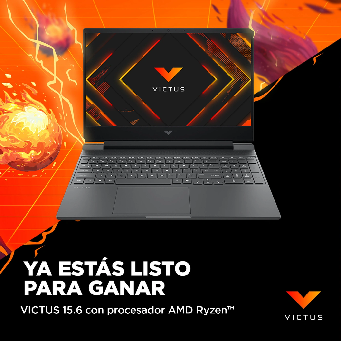 LAPTOP HP GAMING VICTUS 15-FB3049LA AMD RYZEN 7 8GB RAM 512GB SSD 15.6” - 8