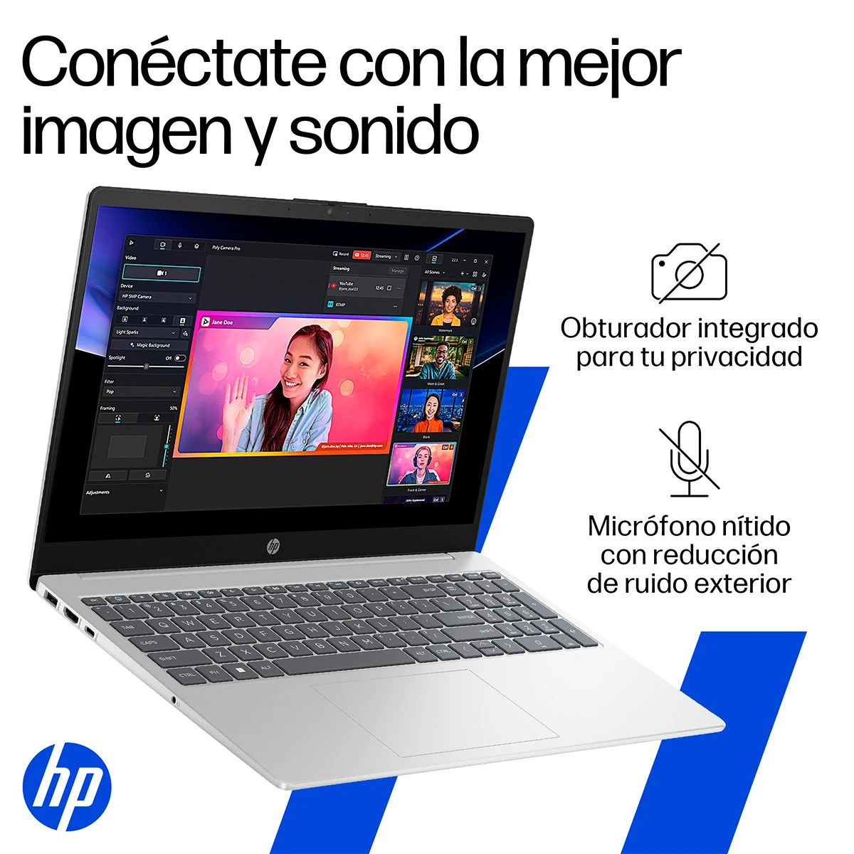 LAPTOP HP AI 15-FD2351LA INTEL CORE ULTRA 5 8GB RAM 512GB SSD TOUCH 15.6” - 3