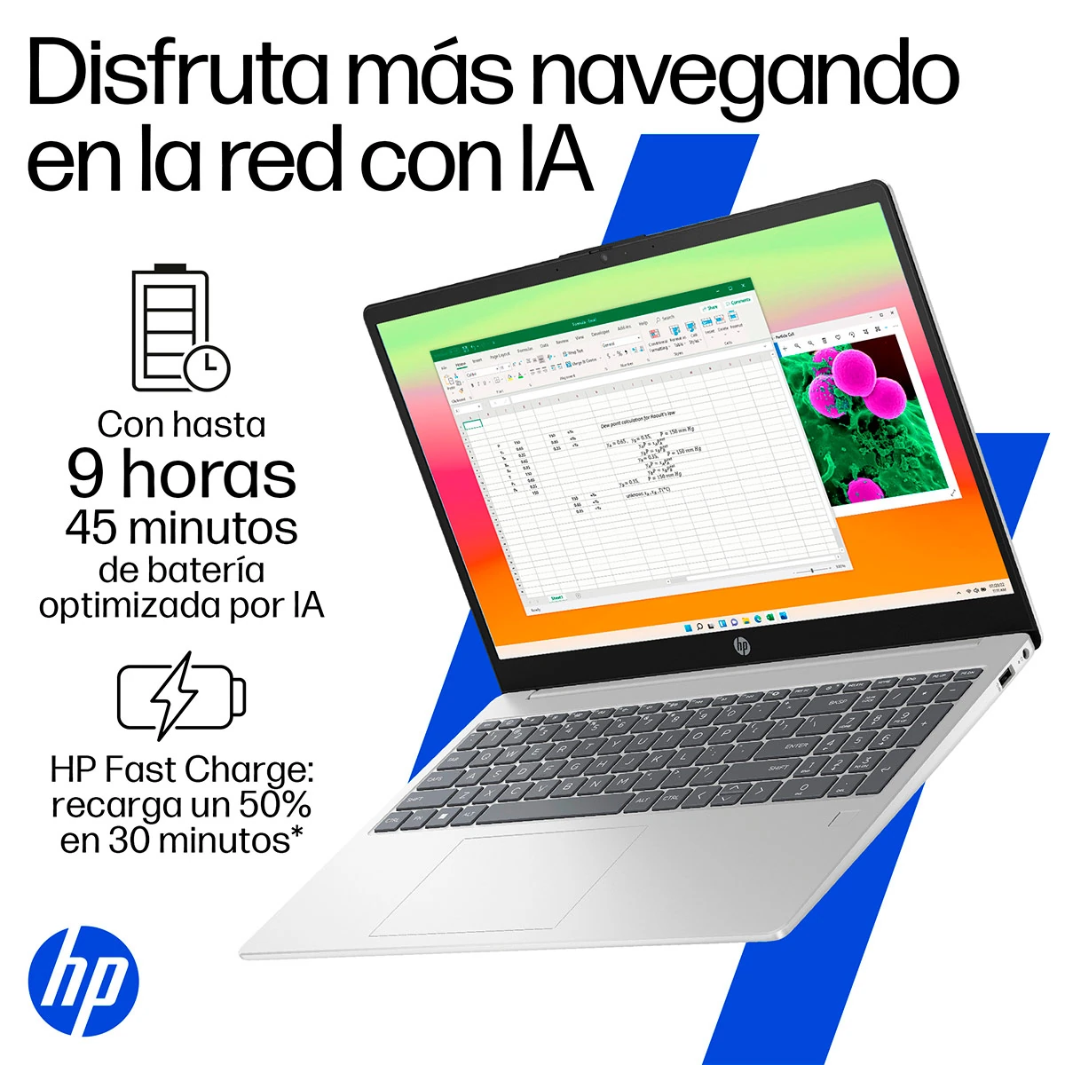 LAPTOP HP AI 15-FD2351LA INTEL CORE ULTRA 5 8GB RAM 512GB SSD TOUCH 15.6” - 9