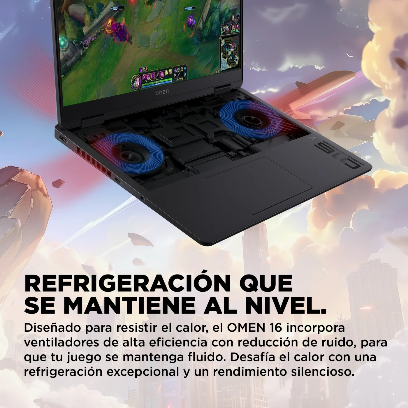 LAPTOP HP GAMING OMEN 16-AP0013LA AMD RYZEN 9 24GB RAM 512GB SSD 16” - 12