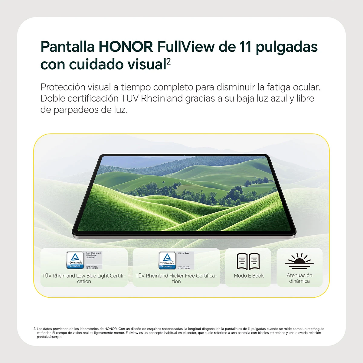 TABLET HONOR PAD X8B 11” 128GB - 6
