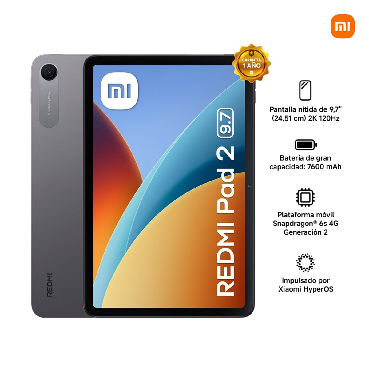 TABLET XIAOMI REDMI PAD 2 9.7” 128GB - 2