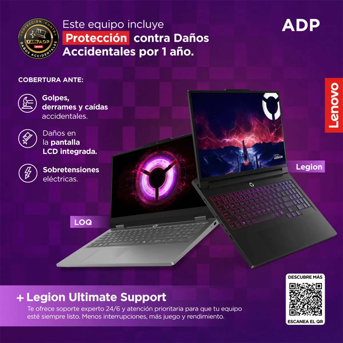 LAPTOP LENOVO LOQ AMD RYZEN 7 16GB RAM 512GB SSD 15.6” - 14