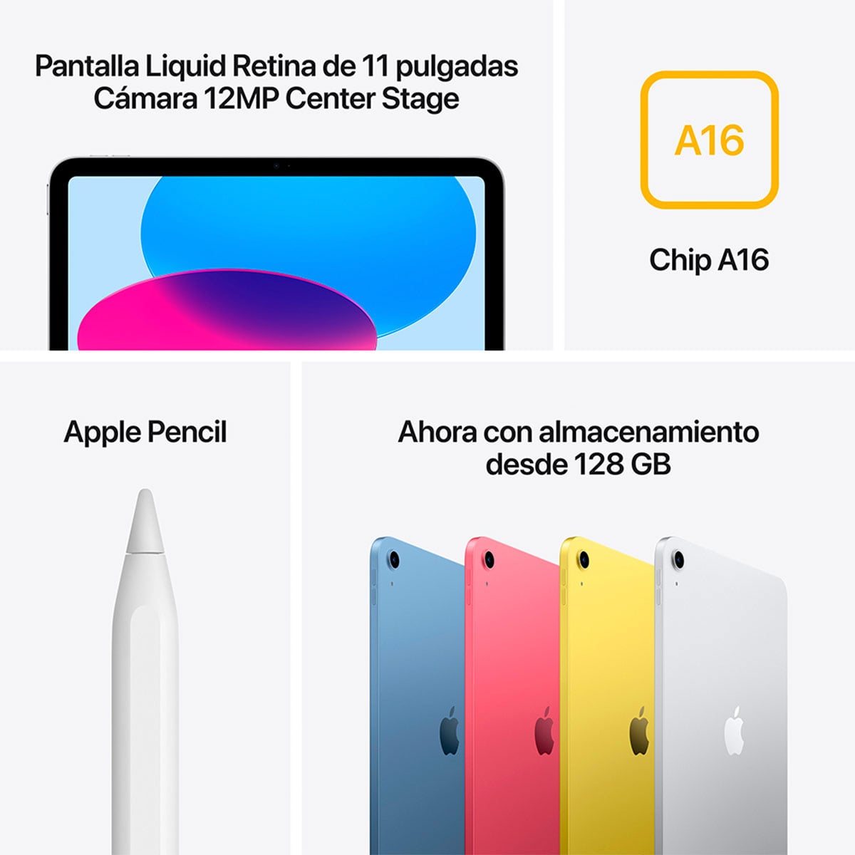 IPAD A16 11" 128GB AZUL - 7