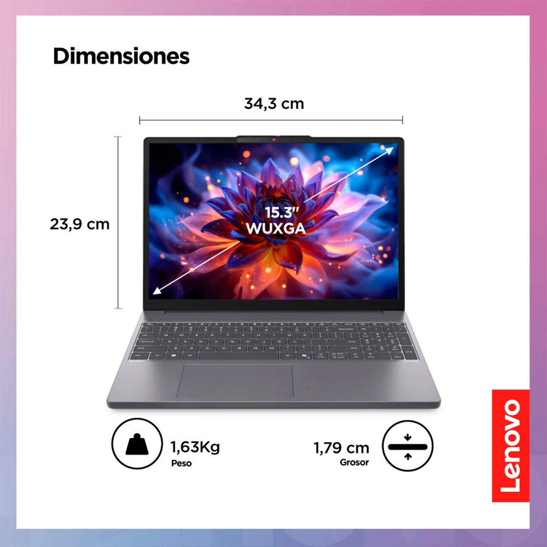 LAPTOP LENOVO IDEAPAD SLIM 3I INTEL CORE 5 8GB 512GB SSD 15.3" - 2