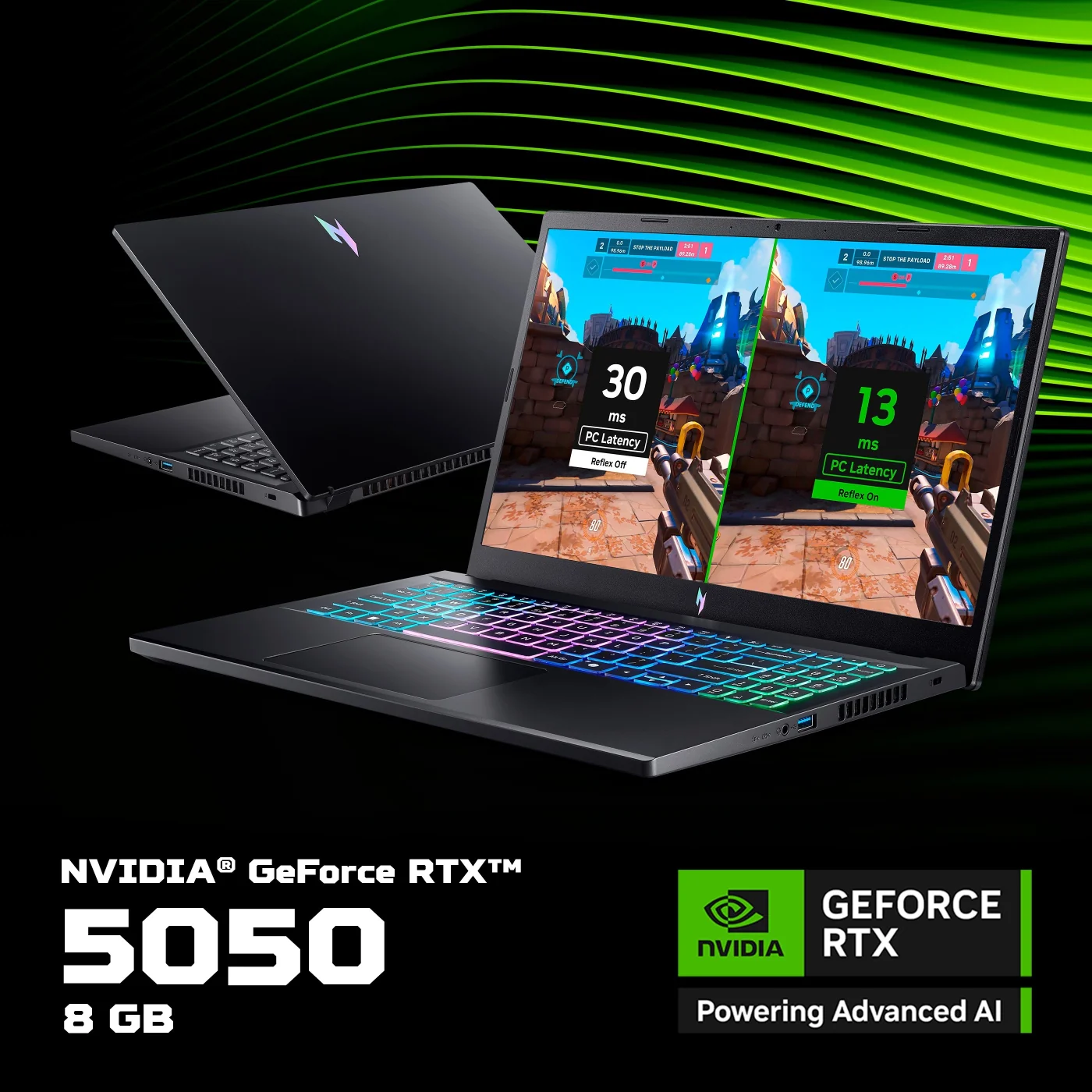 LAPTOP ACER NITRO V AMD RYZEN 7 16GB RAM 512GB SSD 15.6” - 6
