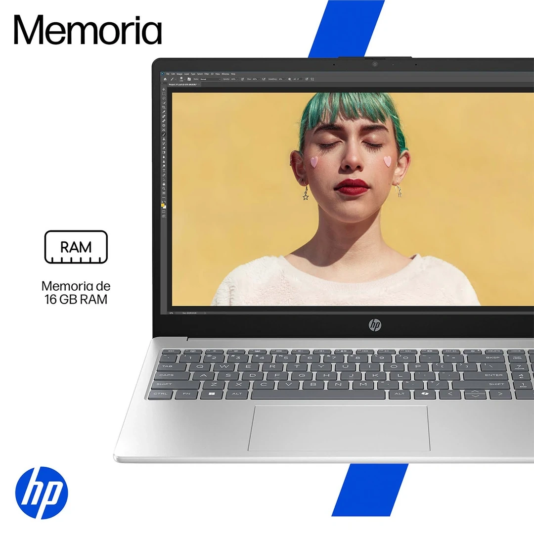 LAPTOP HP 15-FC0372LA AMD RYZEN 7 16 GB RAM 512 GB SSD, 15.6" FHD - 9