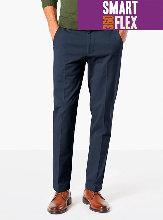 PANTALÓN HOMBRE DOCKERS AZUL WORKDAY - 1