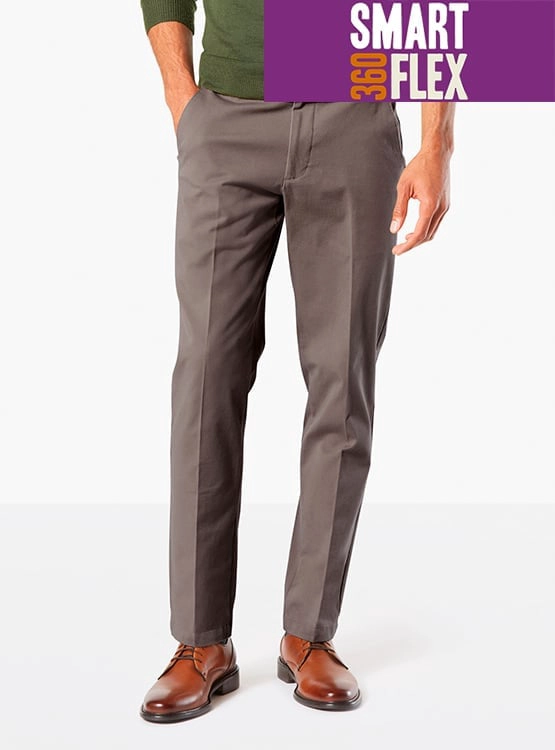 PANTALÓN HOMBRE DOCKERS GRIS WORKDAY - 1