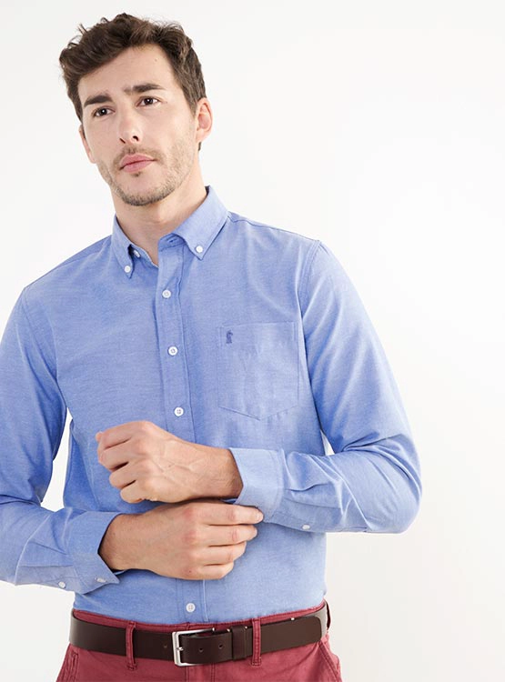 CAMISA MANGA LARGA HOMBRE KENNETH STEVENS OXF NOOS - 1